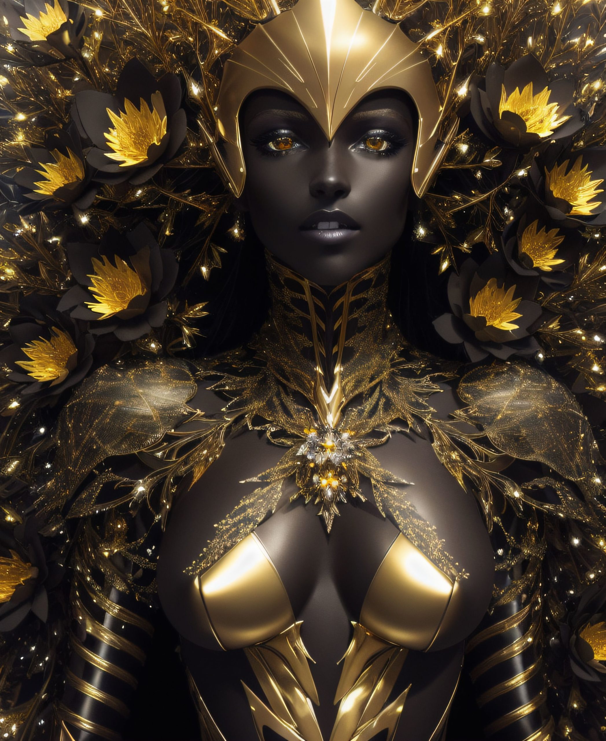 AI Images Pack Golden Queen